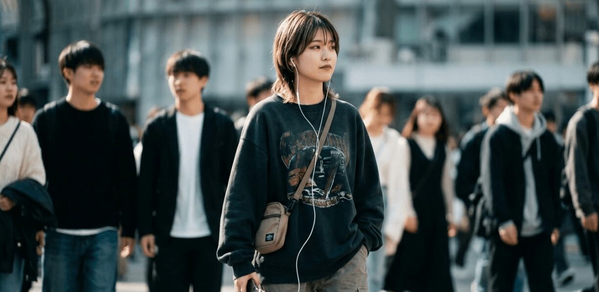 有線イヤホン　ファッション８