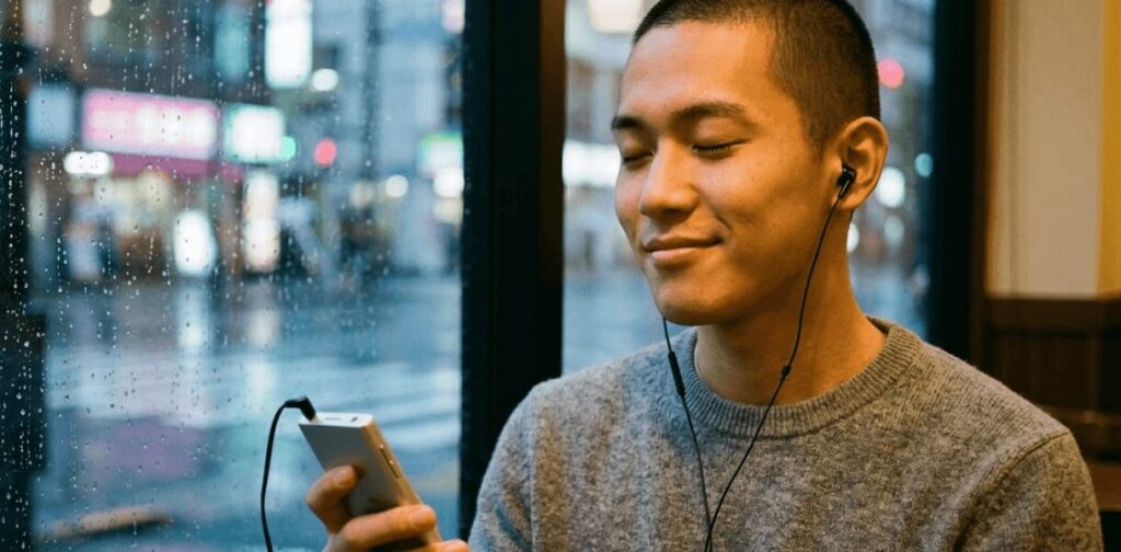 有線イヤホン　ファッション７