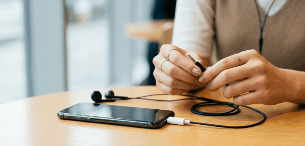 有線イヤホン　ファッション１０